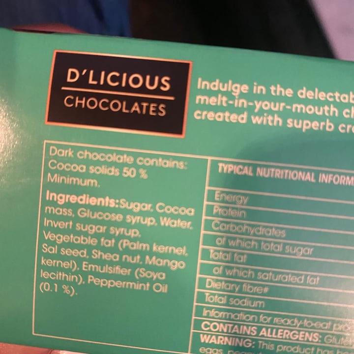 photo of D'Licious Chocolates Mint Thins shared by @bianca1701 on  17 Jul 2021 - review
