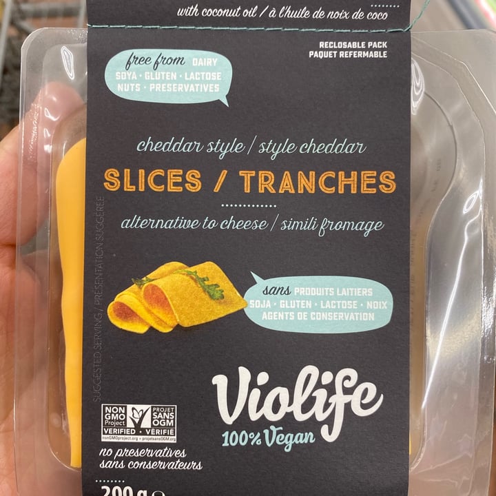 photo of Violife Cheddar Slices shared by @buzelders on  28 Jun 2021 - review