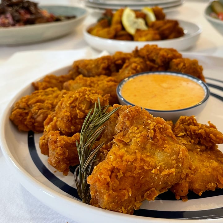 photo of The Vegan Chef Southern Fried Chickn shared by @realmessmarj on  02 Oct 2021 - review