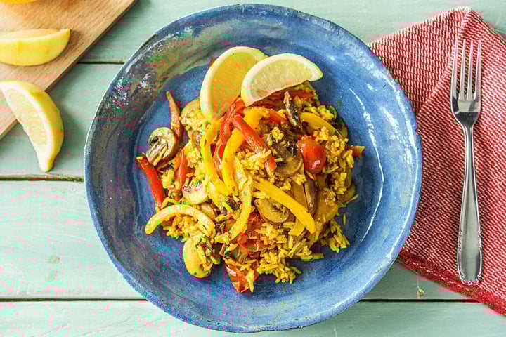 photo of HolaVeggie Paella shared by @indio on  17 Apr 2020 - review