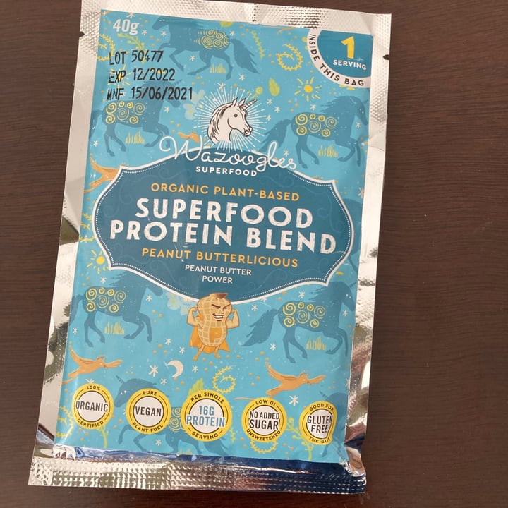 photo of Wazoogles Superfood Peanut butterlicious I serving shared by @pushpavegan on  31 Aug 2021 - review