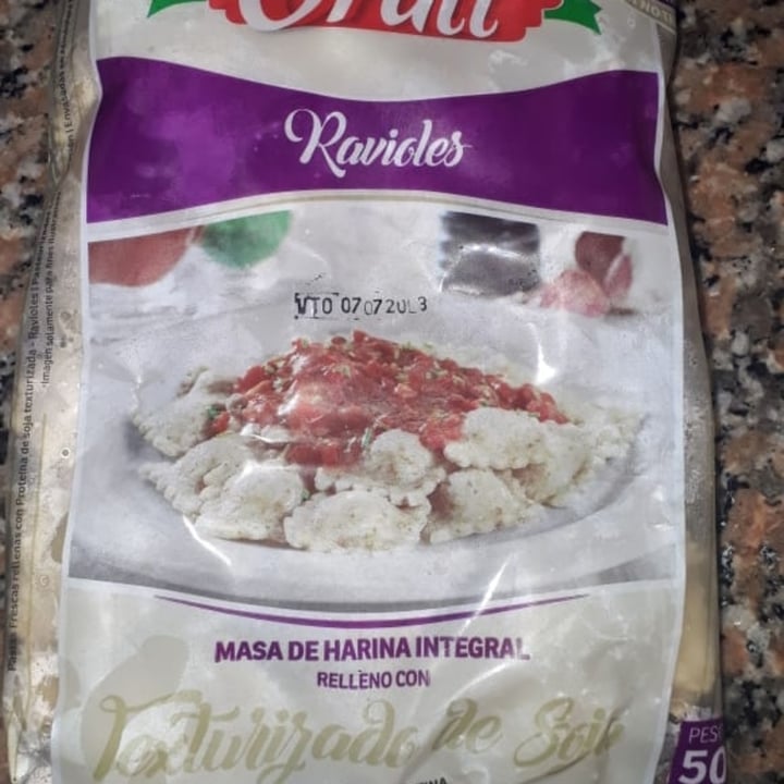 photo of Orali Ravioles de Texturizado De Soja shared by @angelovegano on  22 Jun 2020 - review