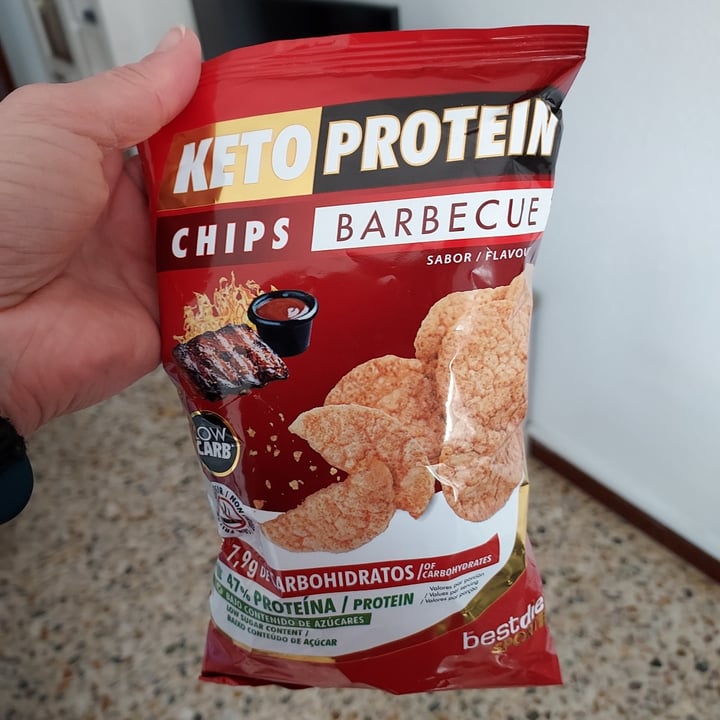 photo of Bestdiet Sport Keto Protein , Chips Barbecue shared by @sabrinamurua on  26 Apr 2022 - review