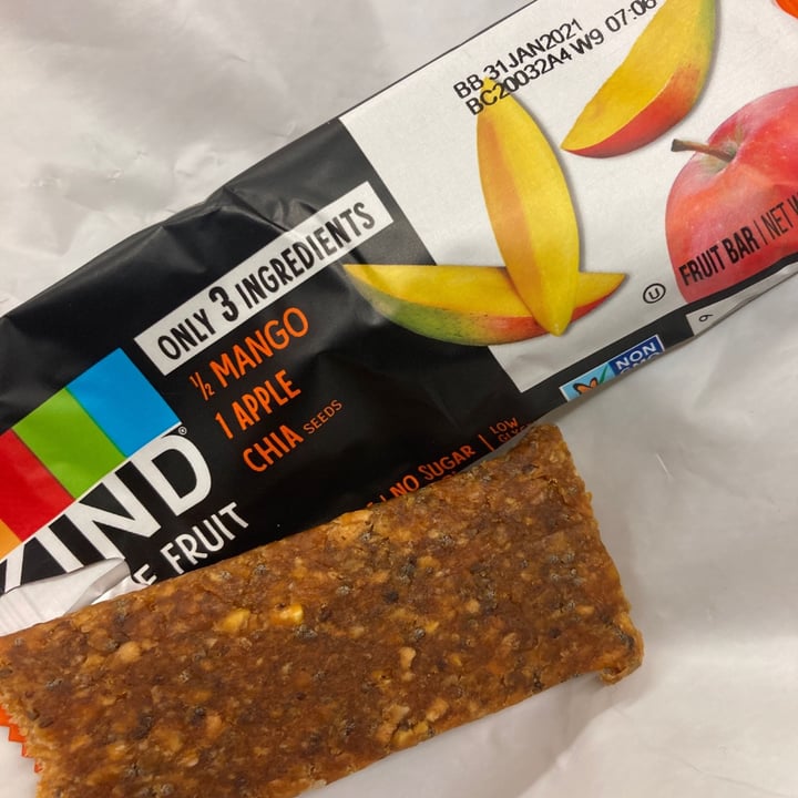 photo of KIND Mango Apple Chia Bar shared by @mariejane56 on  04 Jul 2020 - review