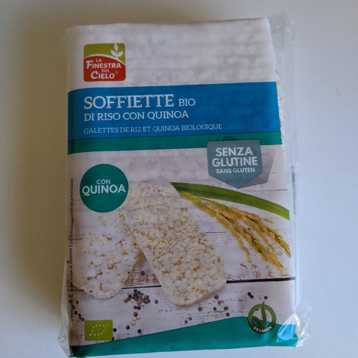 photo of La Finestra Sul Cielo Gallette soffiate riso quinoa shared by @lucaleonardini on  12 Jul 2020 - review