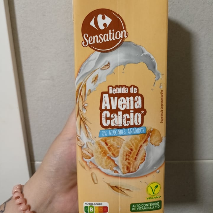 photo of Carrefour Sensation Bebida Avena shared by @berenikke on  11 Jun 2022 - review