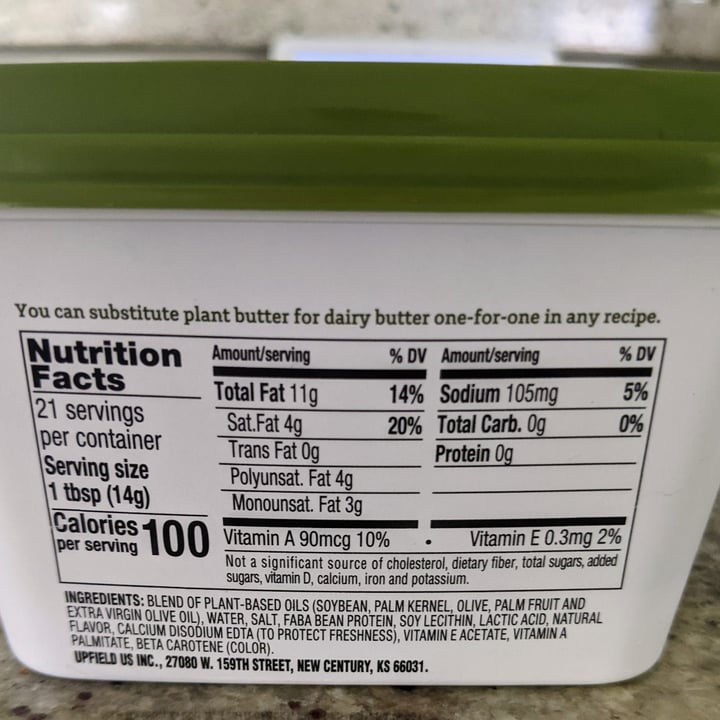 photo of CountryCrock Plant Butter with Olive Oil shared by @lafferty81 on  22 Mar 2021 - review