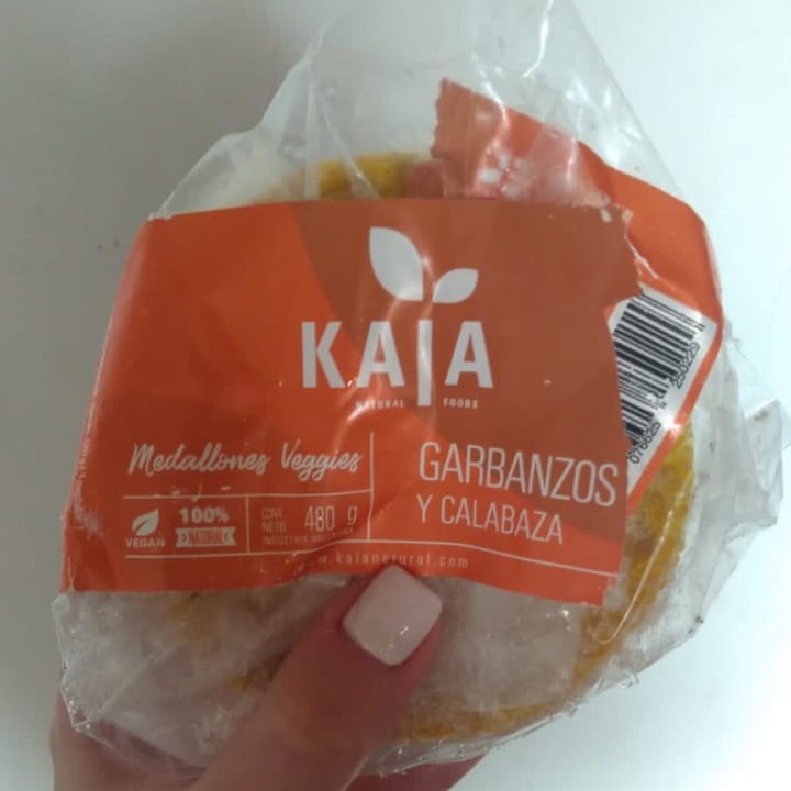 photo of Kaia Natural Foods Medallones de Garbanzos Y Calabaza shared by @milimtn on  11 Aug 2021 - review