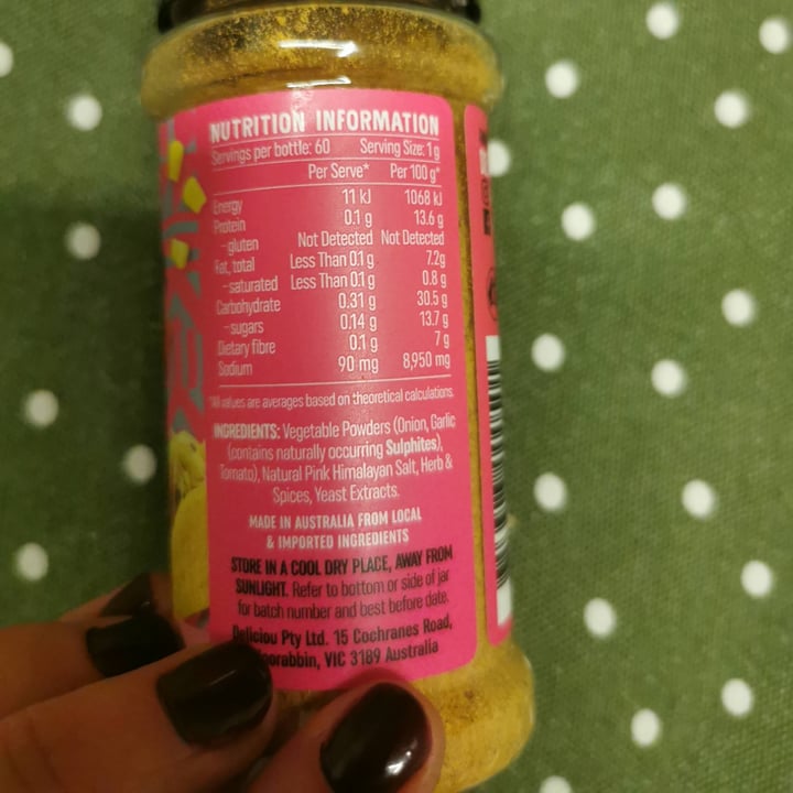 review photo of Deliciou Taco Seasoning shared by @racheleveg on 05 Apr 2022 - review