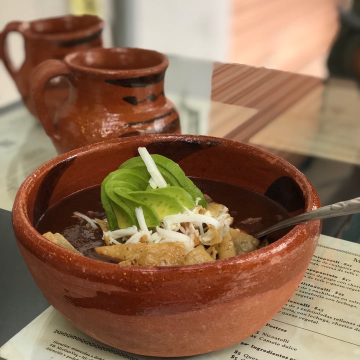 photo of Mictlan Antojitos Veganos “Etlazoyonotli” sopa de frijol con chile seco y tortillas fritas shared by @jou269 on  22 May 2021 - review