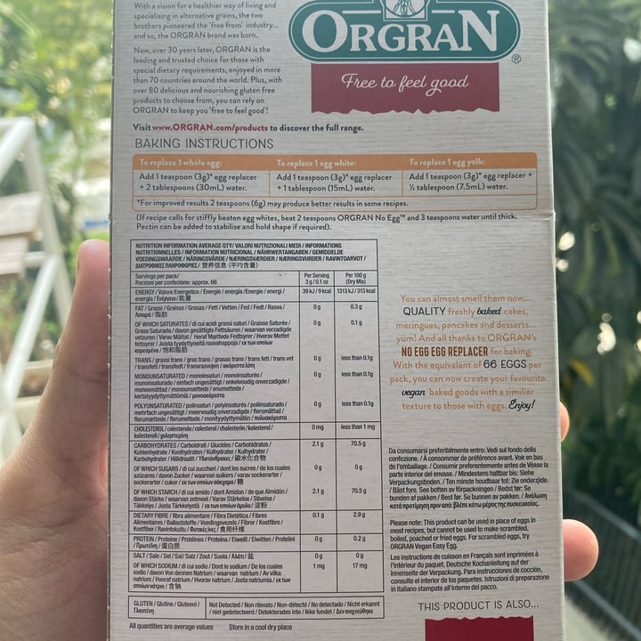 photo of Orgran No Egg Egg Replacer shared by @fingernailsforcash on  18 Jan 2022 - review