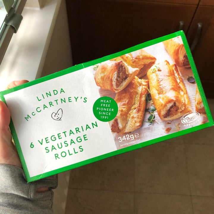 photo of Linda McCartney's Vegetarian Sausage Rolls shared by @yourlocalvegan on  22 May 2021 - review