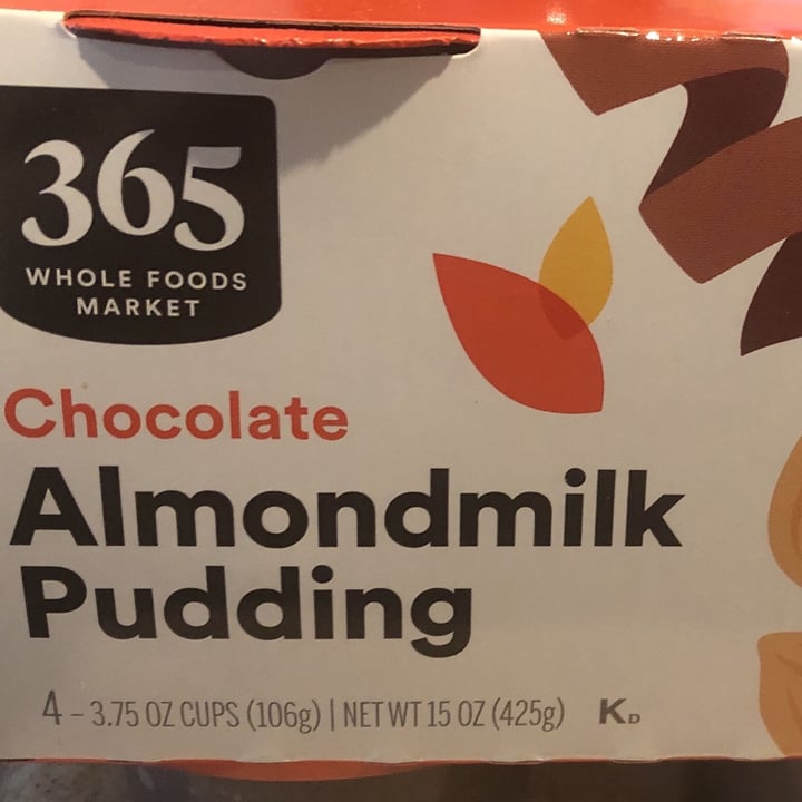 photo of 365 Whole Foods Market chocolate almond milk pudding shared by @lovespigs on  27 May 2022 - review