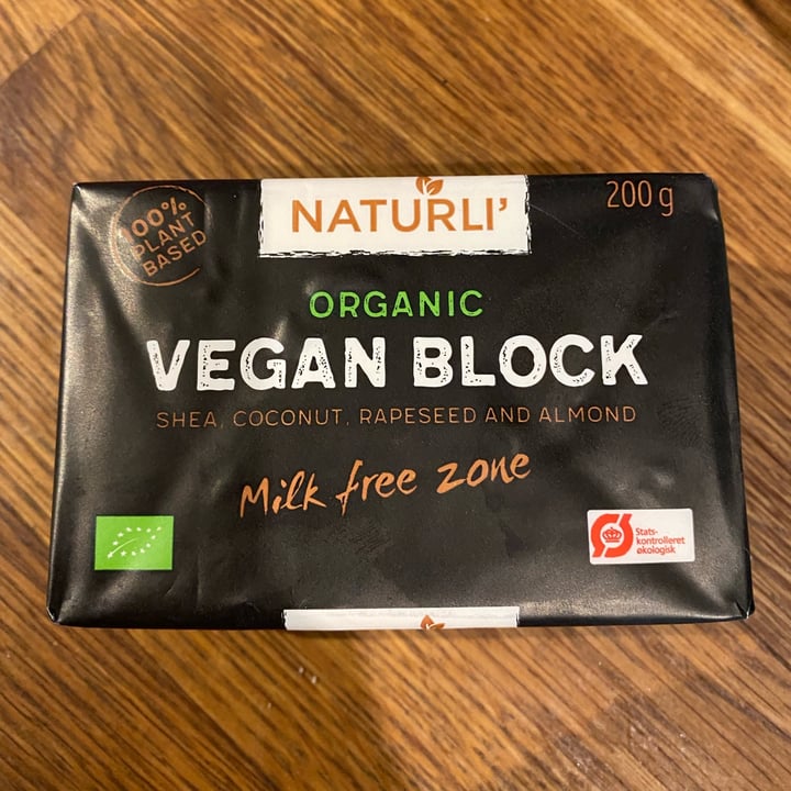 photo of Naturli' Naturli Organic Vegan Block shared by @jodievegan4life on  27 Feb 2022 - review