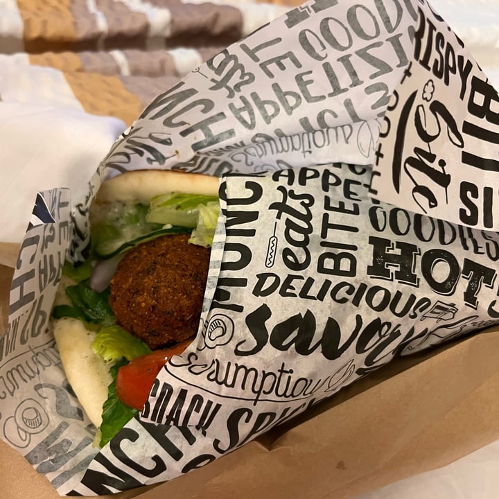 photo of Theano Vegan Greek Falafel Gyro shared by @jessicapalomino on  05 Oct 2022 - review