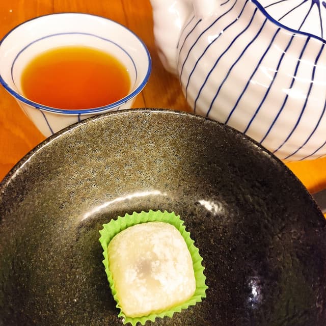 Photo du plat “mochi ai fagioli rossi”