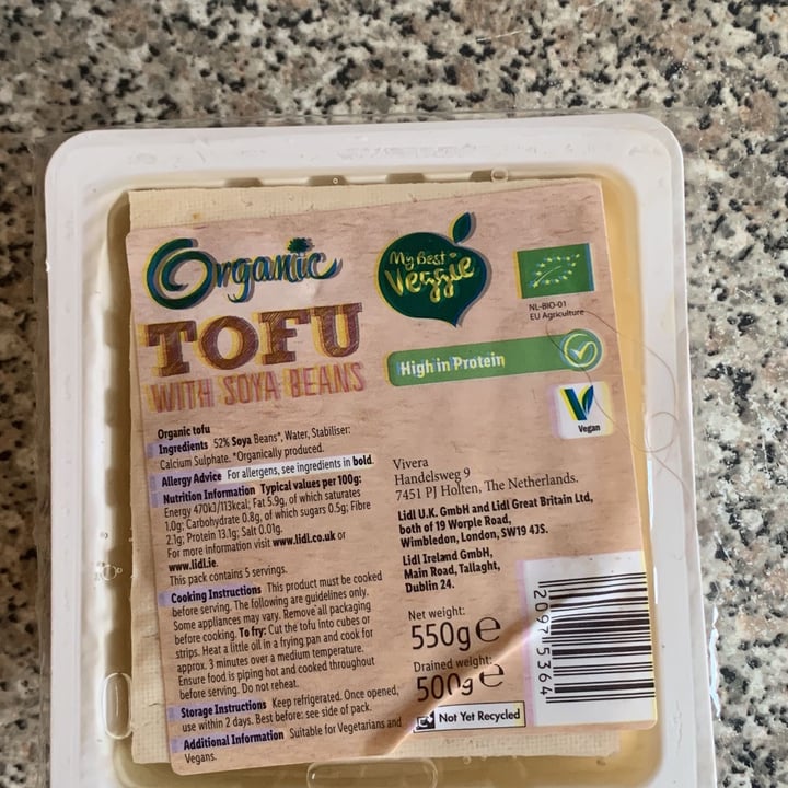 photo of My Best Veggie Organic Tofu shared by @vivi95 on  20 Mar 2022 - review