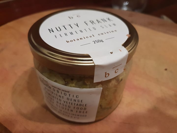 review photo of Botanical Cuisine Nutty Frank Fermented Slaw shared by @azriel on 22 Jul 2019 - review
