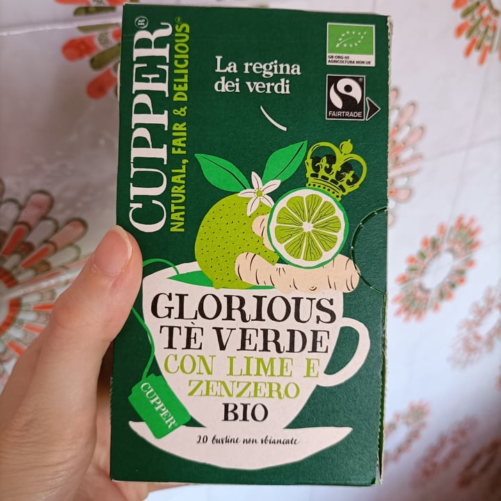 photo of Cupper Glorious green tea&lime&ginger shared by @giubecca on  13 Aug 2022 - review