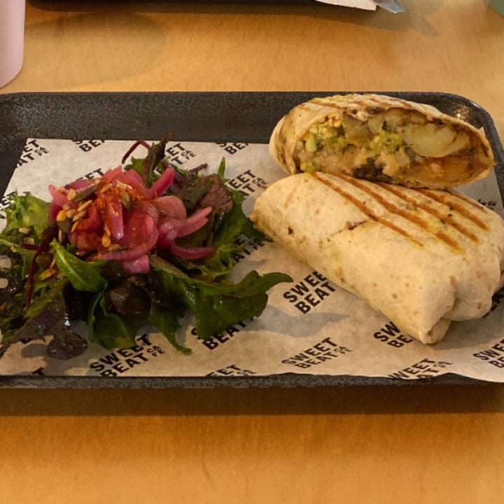 review photo of Sweet Beat Cafe Breakfast burrito shared by @stinkycarrot on 10 Nov 2022 - review