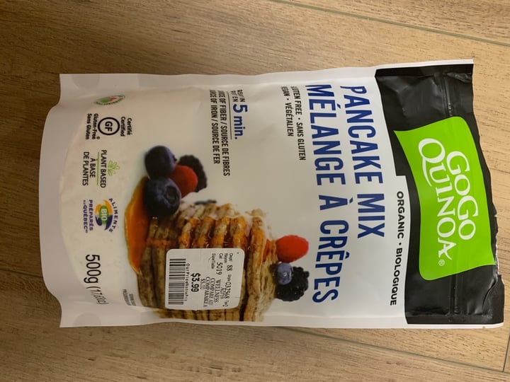photo of GoGo Quinoa Pancake Mix shared by @kready on  23 Nov 2019 - review