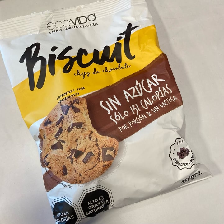 photo of Ecovida Galletas con chips de chocolate shared by @mahe on  27 Mar 2022 - review