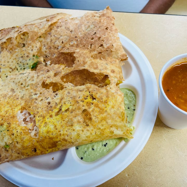 photo of Dosa Hutt Rava dosa with green chilies and onions shared by @manjugarg on  05 Oct 2021 - review