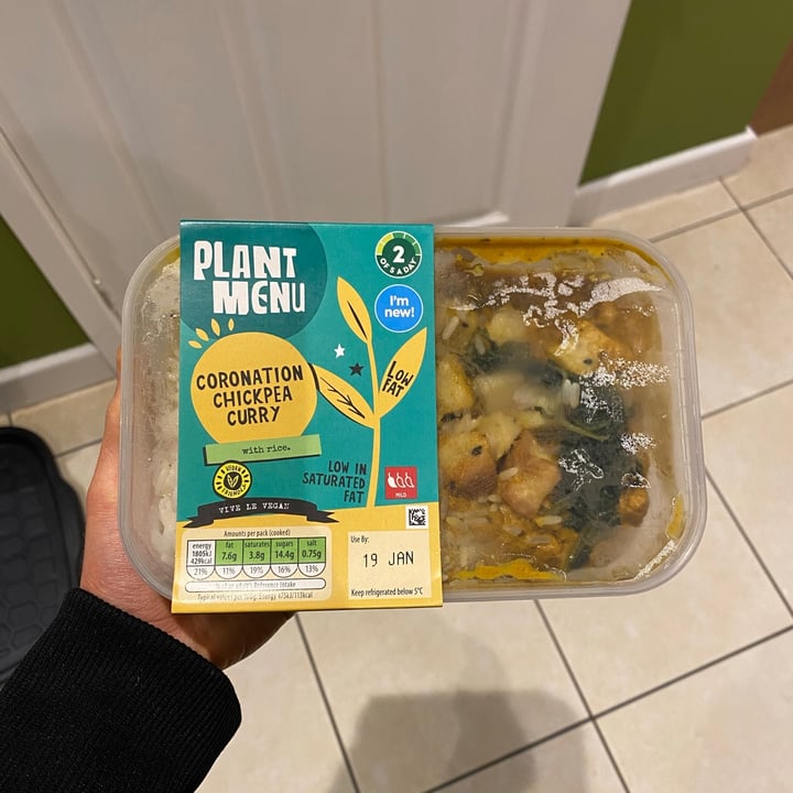photo of Plant Menu Coronation chickpea curry shared by @bethany0990 on  20 Jan 2021 - review