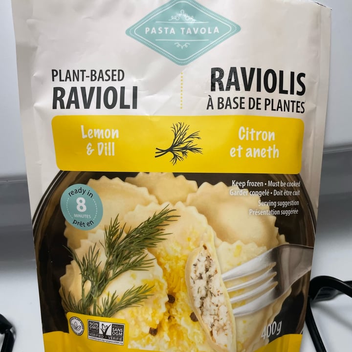 review photo of Pasta Tavola Lemon Dill Ravioli shared by @vegan4lyfe on 13 Dec 2022 - review
