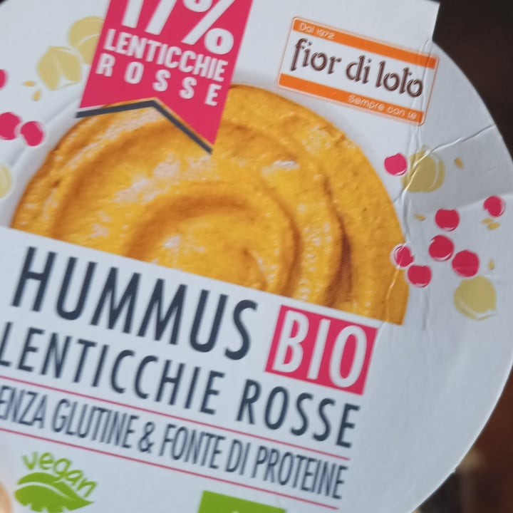 review photo of Fior di Loto Hummus Bio Di Lenticchie Rosse shared by @evelinalorenzini19 on 14 Apr 2022 - review