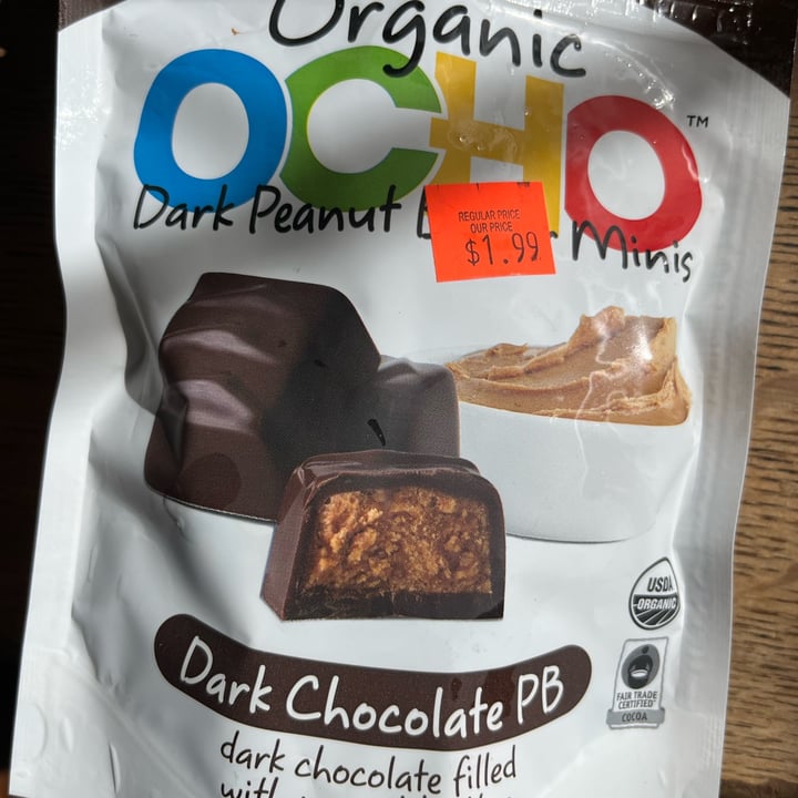 photo of OCHO Organic Dark Peanut Butter Minis shared by @seriema on  09 Jun 2022 - review