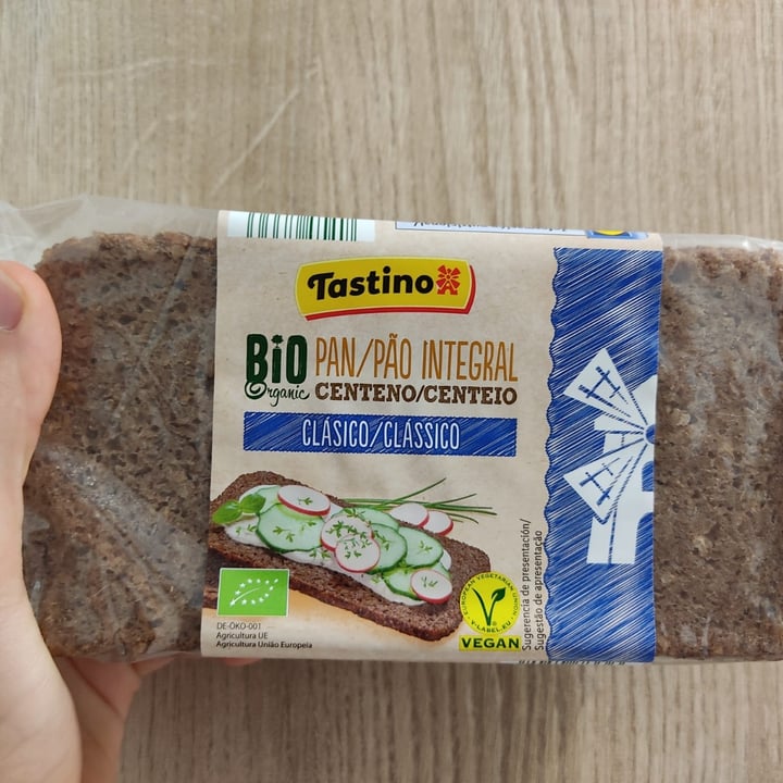review photo of Tastino Pan integral de centeno Clásico Bio Organic shared by @veganforanimals3 on 16 Jul 2021 - review