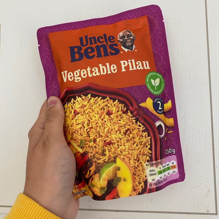 photo of Uncle Ben's Vegetable Pilau shared by @kitlovescookies on  22 Sep 2020 - review