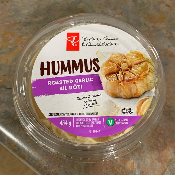 photo of President's Choice Roasted Garlic Hummus shared by @annacres on  16 Mar 2022 - review