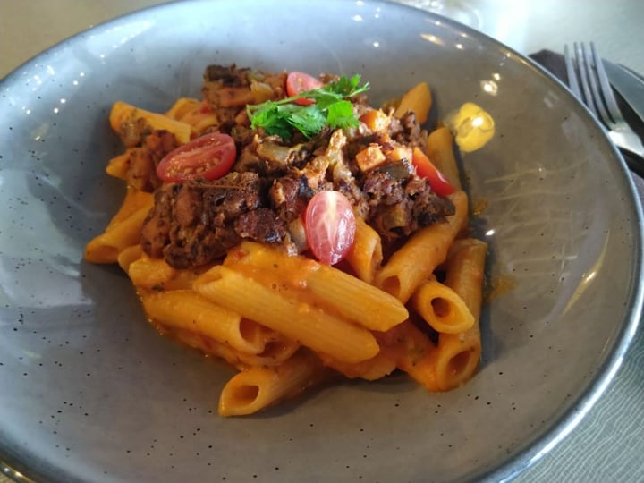 photo of Vegan inc. Plaza 404 Pasta a la bolognesa shared by @valb86 on  04 Feb 2020 - review