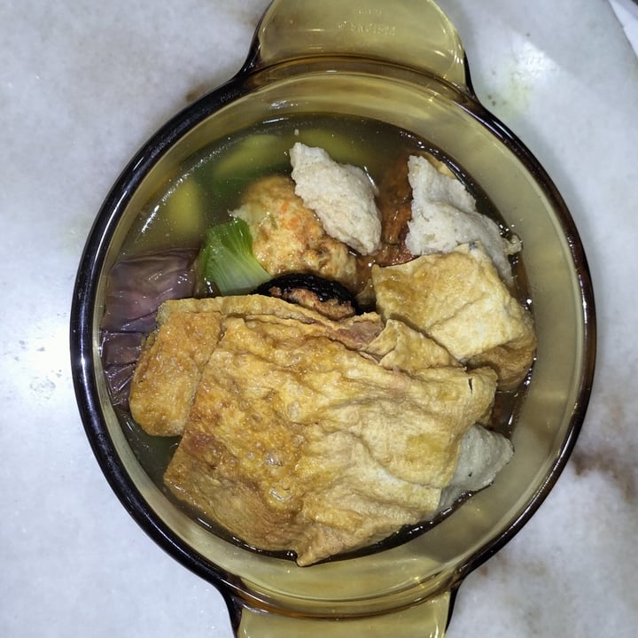 photo of Veggie House Yong Tau Foo Soup with White Rice shared by @veganhubby on  05 Apr 2022 - review