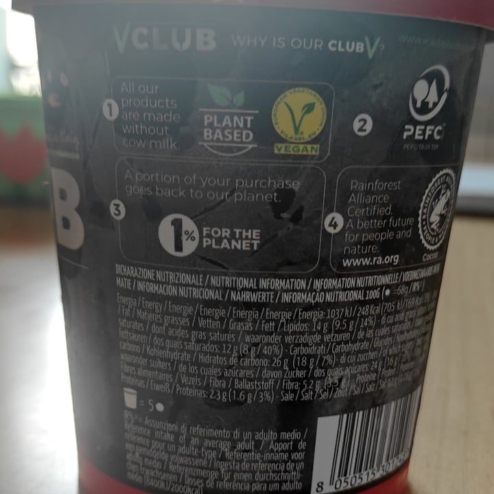 review photo of VClub Helado de chocolate shared by @dafi on 26 Sep 2022 - review