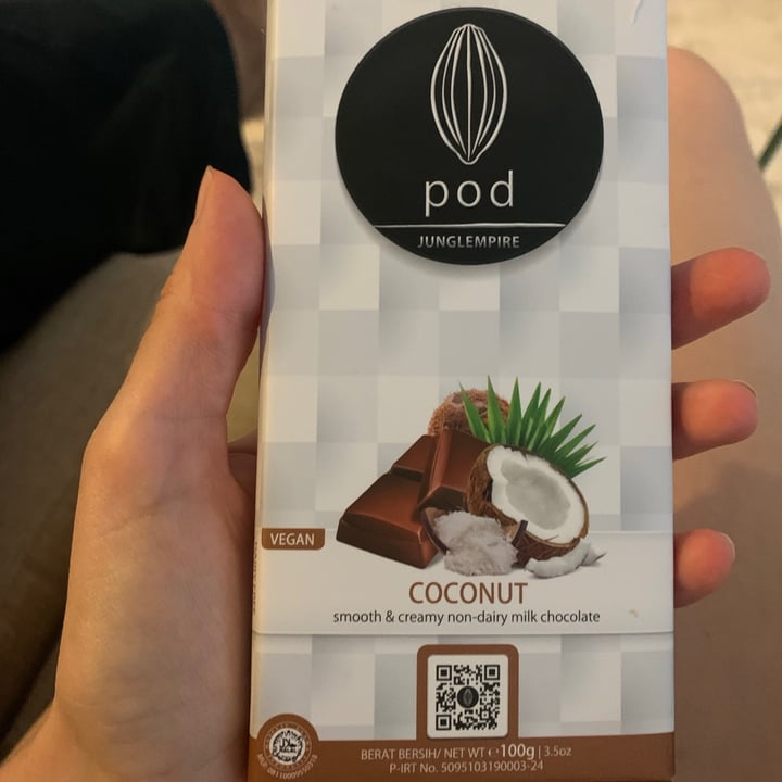 review photo of Pod Chocolate Coconut shared by @giveafudge2day on 06 May 2020 - review