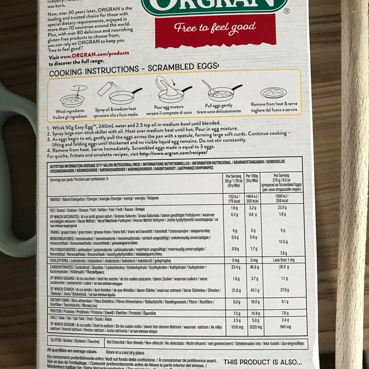 photo of Orgran Vegan Easy Egg shared by @ijo on  20 May 2021 - review