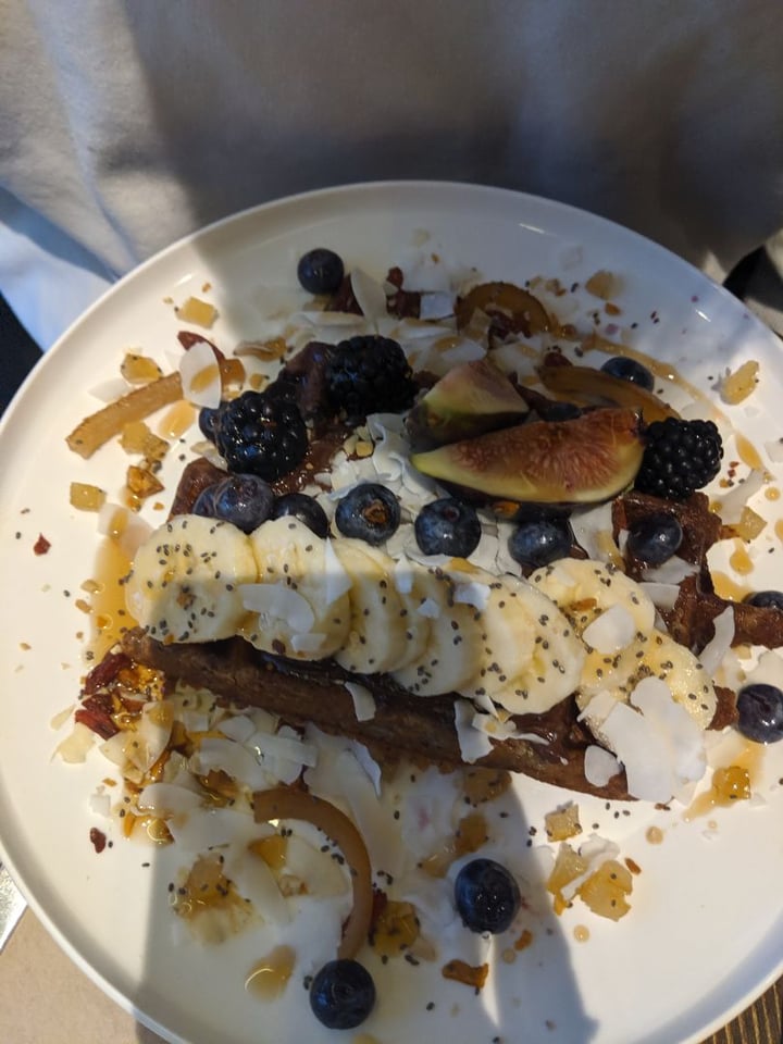 review photo of Wholywood Vegan Street Food Sweet Waffle - Tasty shared by @annaefenton on 04 Jan 2020 - review