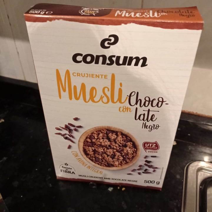 photo of Consum Muesli de avena con chocolate shared by @piab on  10 Mar 2022 - review