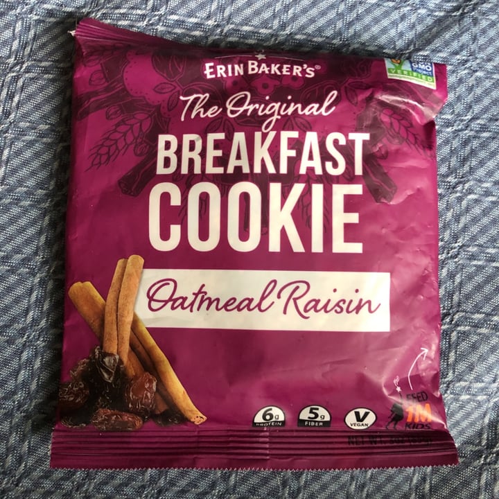 photo of Erin Baker's Oatmeal Raisin Breakfast Cookie shared by @hinesrn on  29 Apr 2020 - review