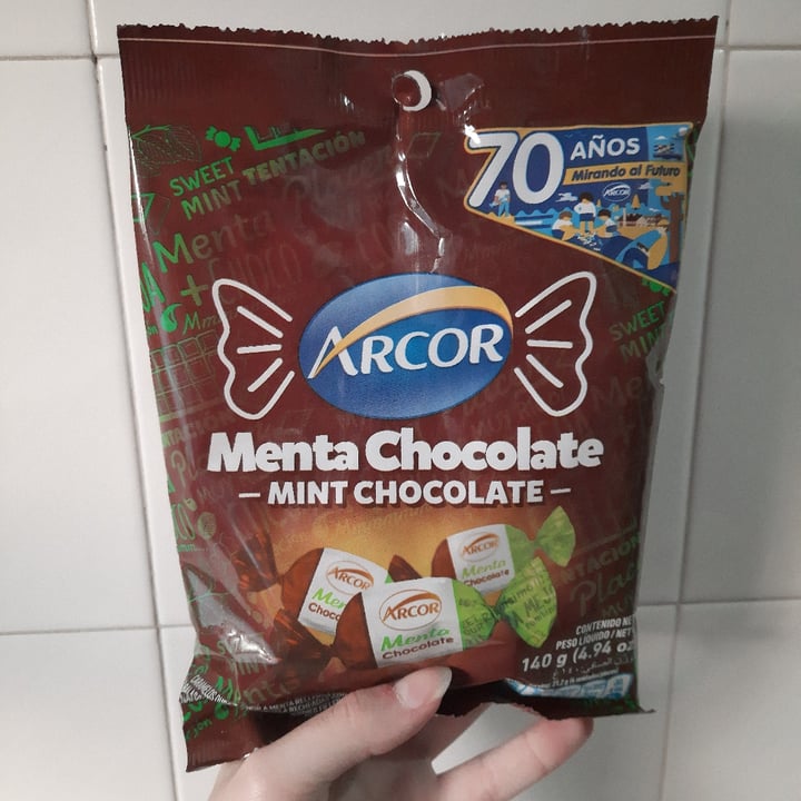 photo of Arcor Caramelo Menta Chocolate shared by @vegaly on  12 Oct 2021 - review