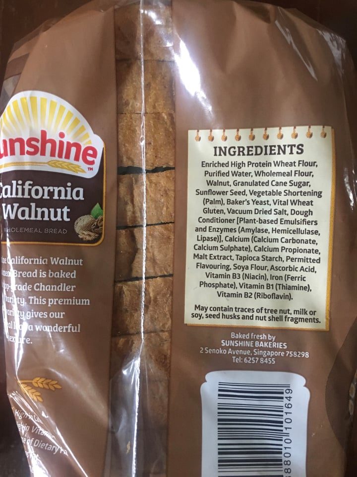 photo of Sunshine Bakeries  California walnut shared by @speedico on  30 Nov 2019 - review