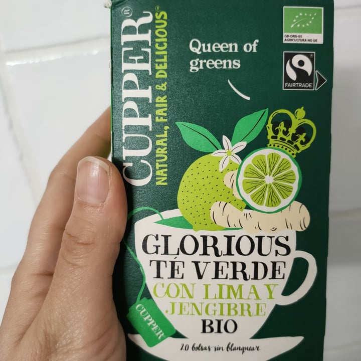 photo of Cupper Glorious green tea with lime and ginger shared by @federicagi on  12 Apr 2022 - review