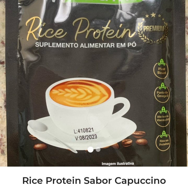 photo of Wvegan Rice Protein Sabor Capuccino shared by @simonelivani on  01 Jun 2022 - review