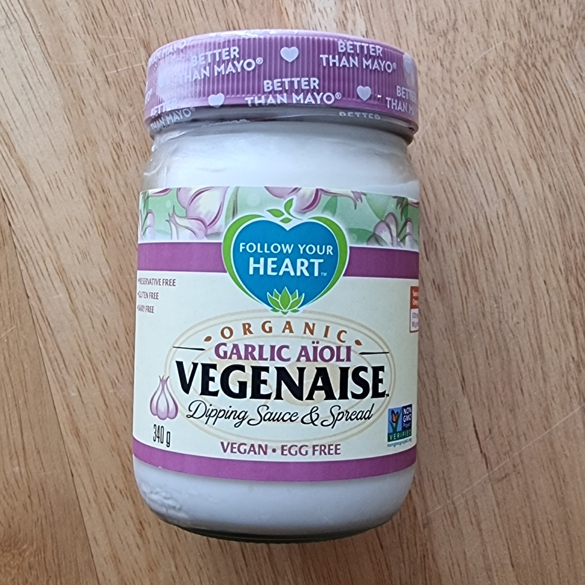 Follow your Heart Garlic Aioli Vegenaise Reviews abillion