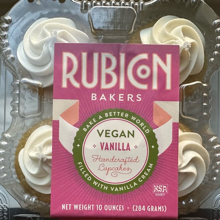 photo of Rubicon Bakers Vegan Vanilla Handcrafted Cupcakes shared by @berryveganplanet on  20 Sep 2022 - review