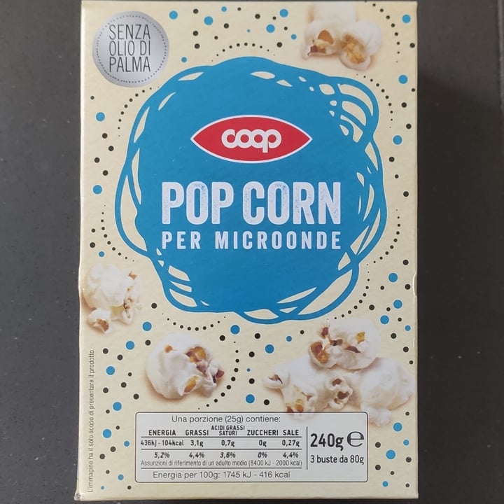 photo of Coop Pop Corn Per Microonde shared by @giulisac on  11 Apr 2022 - review