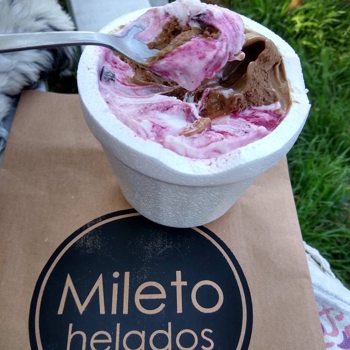 review photo of Mileto Helados Nutella y Cheescake, pero hay muchos más!!! shared by @dairizz on 11 Nov 2021 - review
